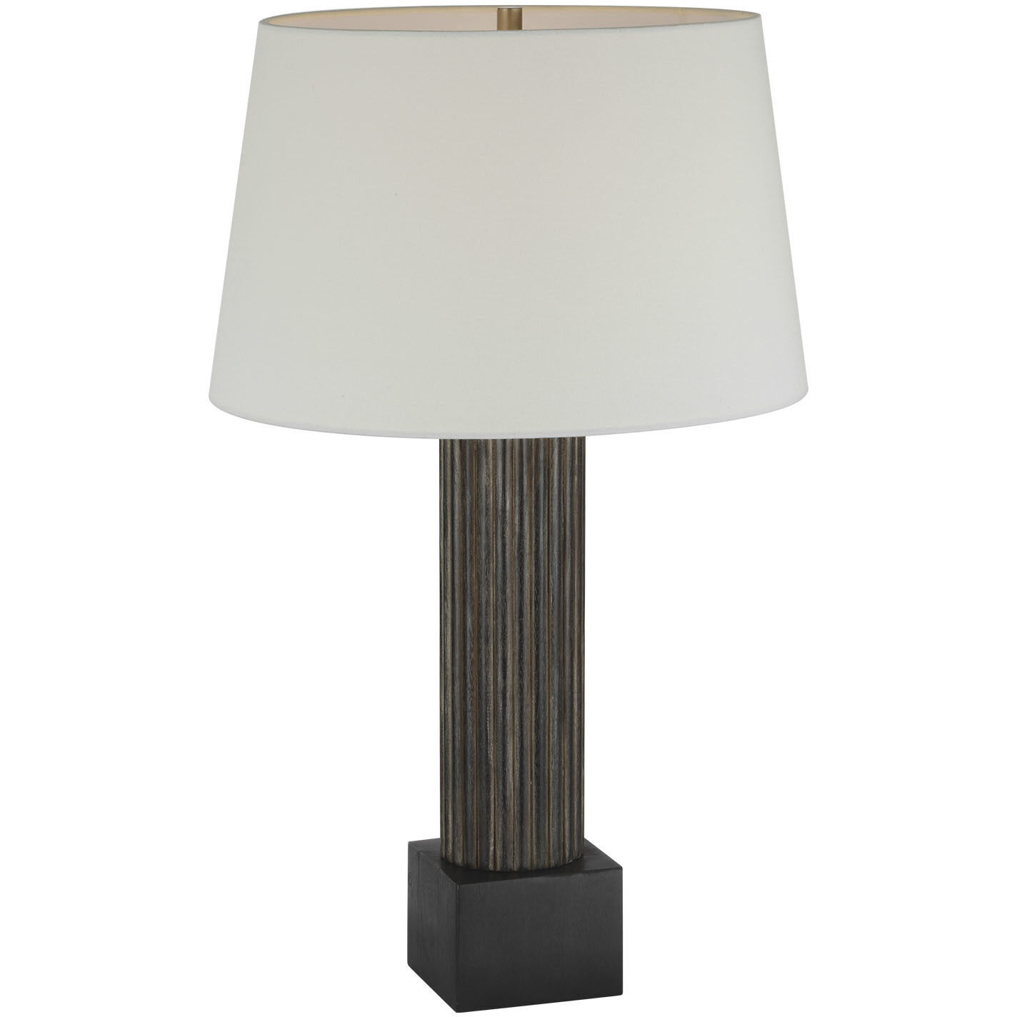 Chapman & Myers Reeve 29.25 inch 15 watt Vintage Walnut and Ebonized Oak Table Lamp Portable Light