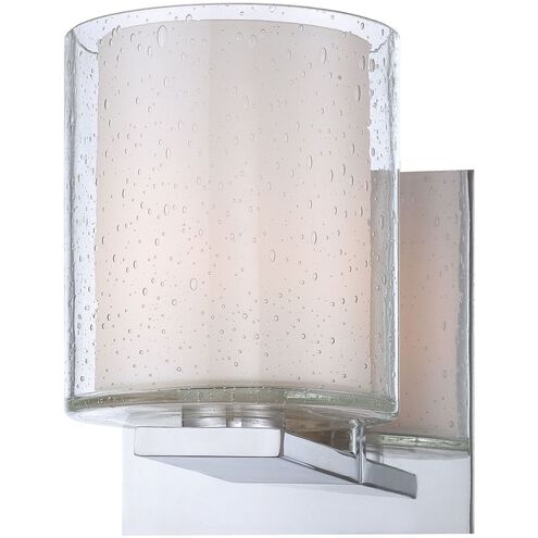 Combo 1 Light 6.2 inch Chrome Vanity Light Wall Light