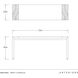 Drift 72 inch Mottled Brown and Black and Antique Bronze Console