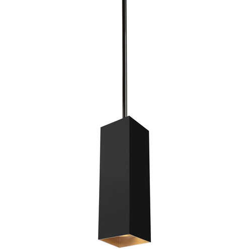 Sean Lavin Exo LED 5.2 inch Gold Haze Pendant Ceiling Light in 12 inch, 40 Degree, Matte Black/Gold Haze, LED 90 CRI 3500K, Integrated LED