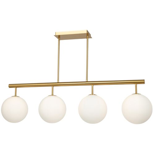 Aurelia LED 43 inch Brass Island Lights Ceiling Light