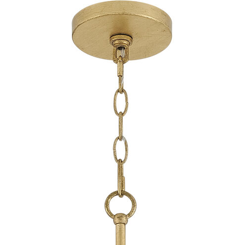 Leona 8 Light 27 inch Distressed Brass Chandelier Ceiling Light