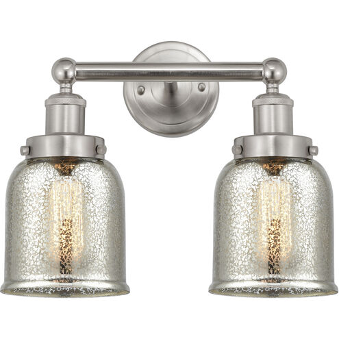 Bell 2 Light 15.5 inch Brushed Satin Nickel Bath Vanity Light Wall Light