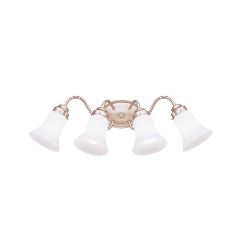 Independence 4 Light 26 inch Brushed Nickel Wall Mt Bath 4 Arm Wall Light