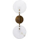 Oracle 2 Light 8 inch Antique Brass ADA Sconce Wall Light