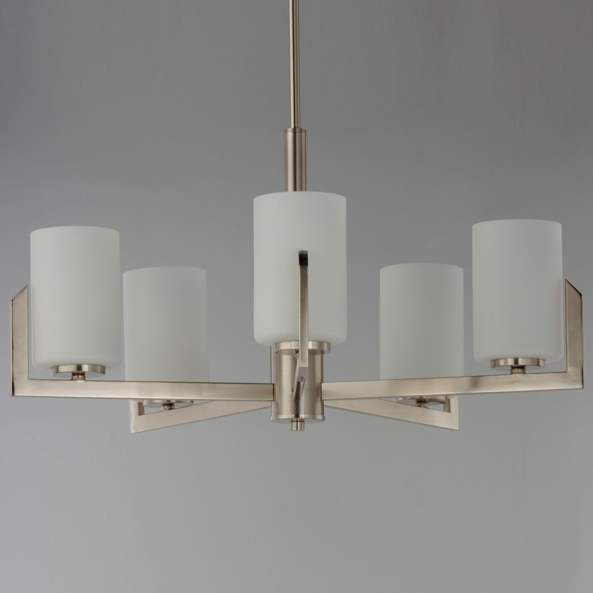 Dart 5 Light 26 inch Satin Nickel Chandelier Ceiling Light