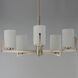 Dart 5 Light 26 inch Satin Nickel Chandelier Ceiling Light