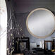 Hudson 36 X 36 inch Nickel Plated Wall Mirror