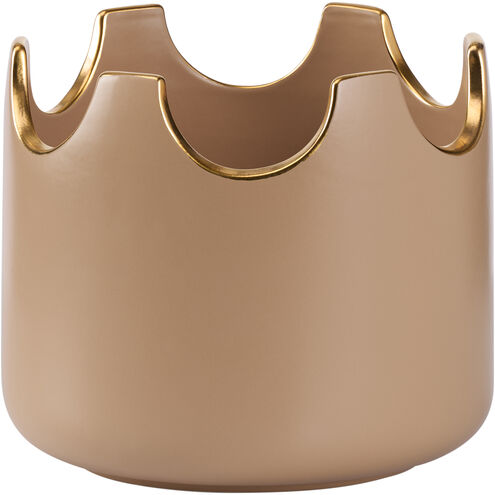 Classic Brown and Gold Planter