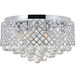 Tully 6 Light 18 inch Chrome Flush Mount Ceiling Light