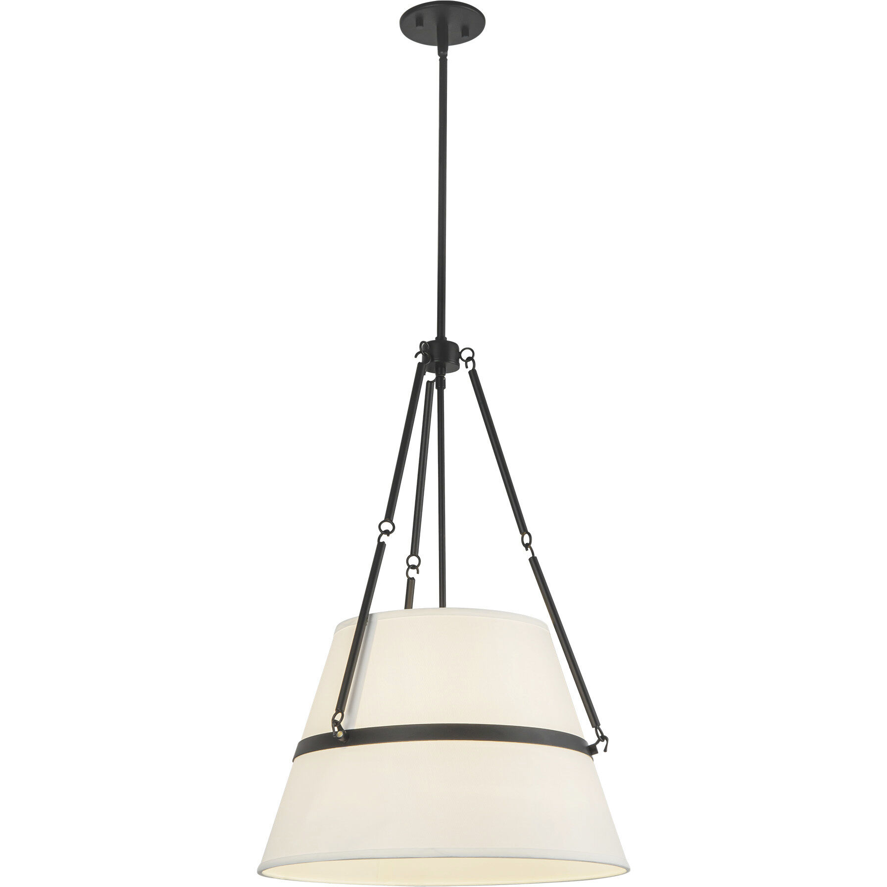 Alora Mood Oliver Pendant Ceiling Light in Matte Black