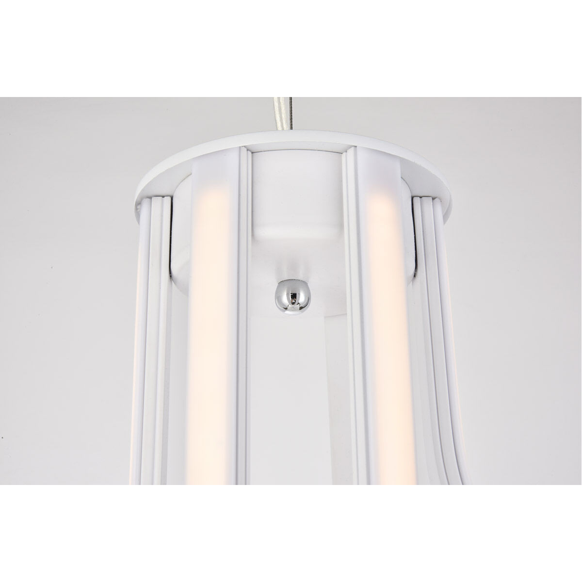 Dahlia LED 18.2 inch White Pendant Ceiling Light