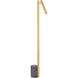 Circleville 54 inch 13.00 watt Aged Brass Floor Lamp Portable Light