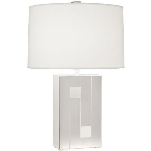 Blox 28.25 inch 150.00 watt White Wood Table Lamp Portable Light