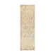 Banshee 96 X 30 inch Blue and Neutral Runner, Wool and Viscose