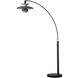 Palm Springs 87 inch 100 watt Gunmetal and Black Arc Floor Lamp Portable Light