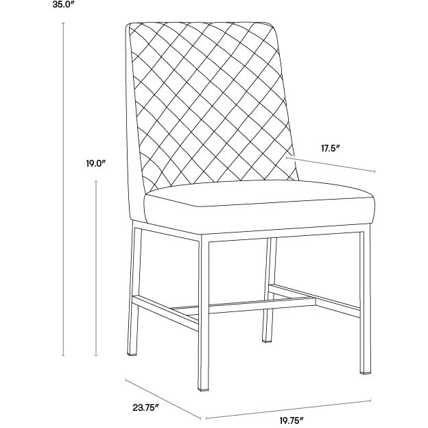 Leighland Overcast Grey Dining Chair