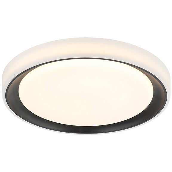 Oculus 1 Light 15.75 inch Black Flush Mount Ceiling Light