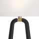 Jori Bath Wall Light in Aged Brass and Matte Black