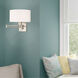 Allison 24 inch 100.00 watt Brushed Nickel Swing Arm Wall Lamp Wall Light