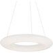 Cumulus LED 30 inch White Pendant Ceiling Light