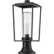 Sheridan 1 Light 19.5 inch Black Outdoor Pier Mounted Fixture
