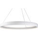 Halo Pendant Ceiling Light in White