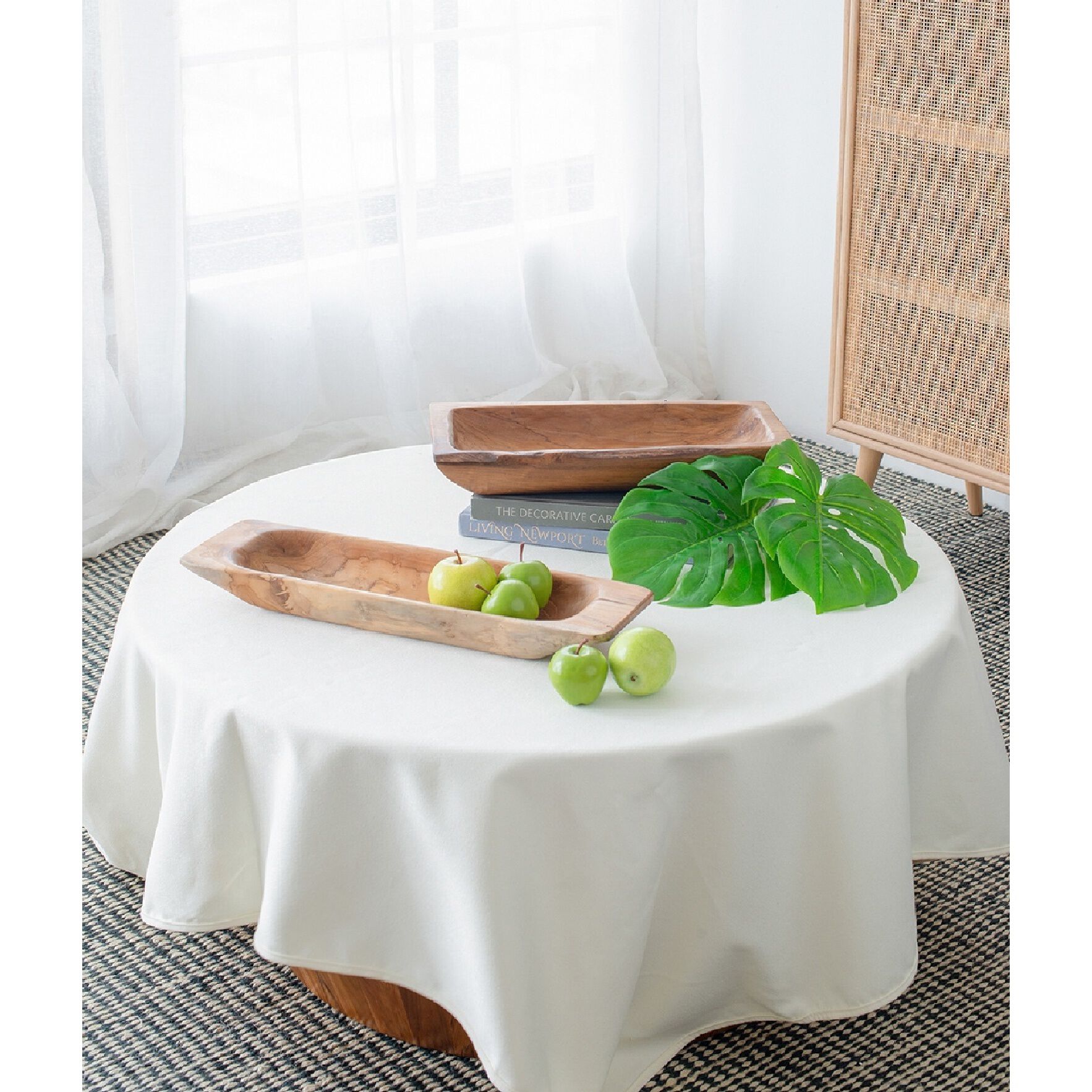 Rectangular Teak Natural Tray
