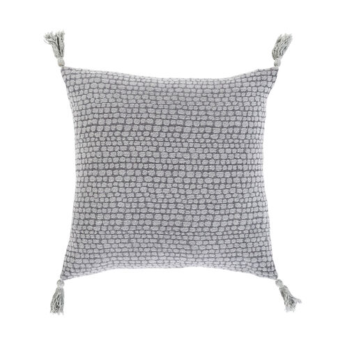 Madagascar 22 X 22 inch Medium Gray Pillow Kit, Square
