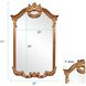 Roman 51 X 32 inch Gold Leaf Wall Mirror