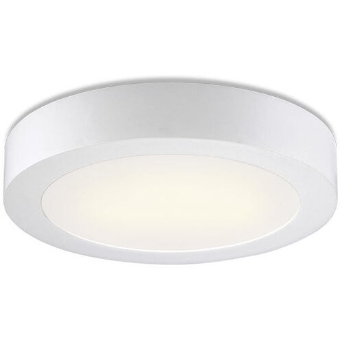 Brant 9 inch White Flush Mount Ceiling Light, Small