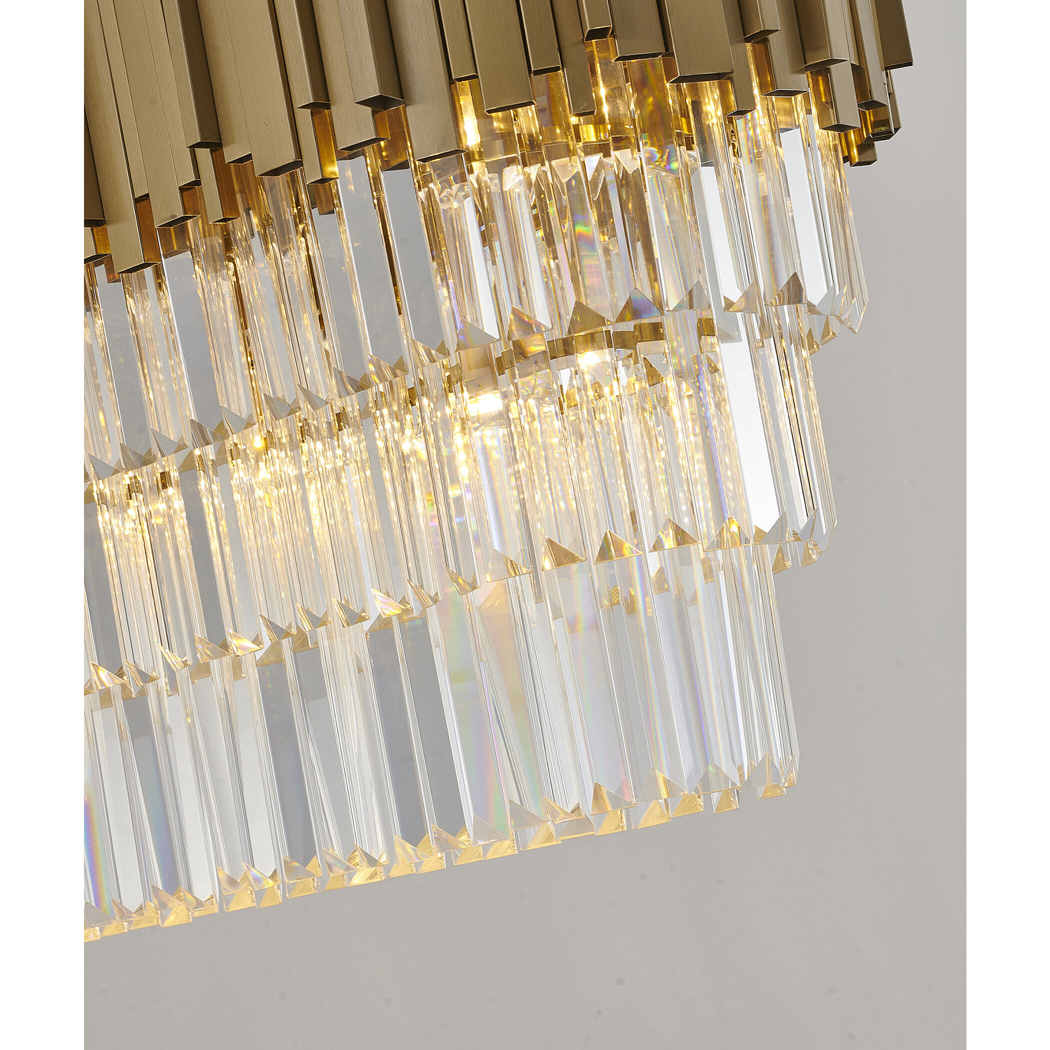Canada 7 Light 11.8 inch Gold Chandelier Ceiling Light