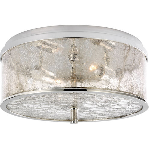 Kelly Wearstler Liaison 2 Light 12 inch Polished Nickel Flush Mount Ceiling Light, Medium