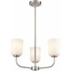 Laphia 3 Light 21 inch Brushed Nickel Chandelier Ceiling Light