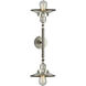 Franklin Restoration Railroad 2 Light 18 inch Brushed Satin Nickel Bath Vanity Light Wall Light, Franklin Restoration