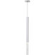 Axis XL LED Classic Silver Pendant Ceiling Light in 2700K LED