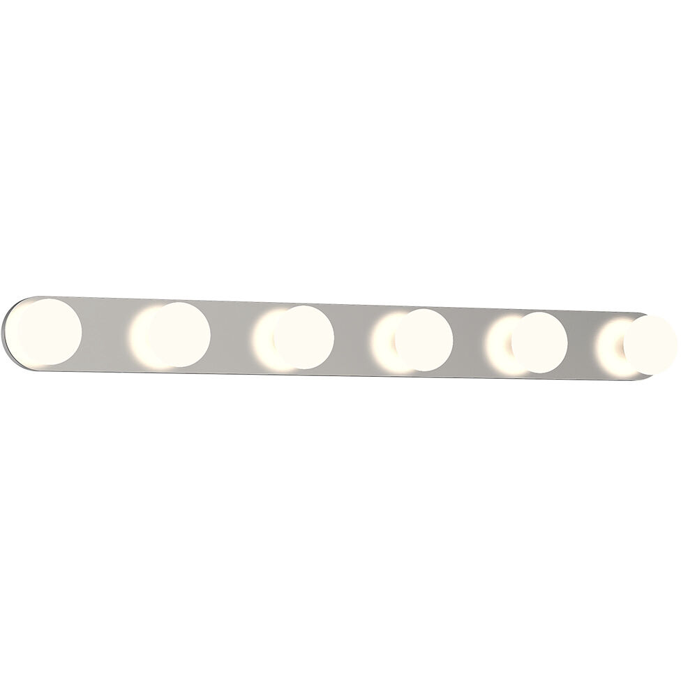 Rezz Vanity Light Wall Light in Brushed Nickel