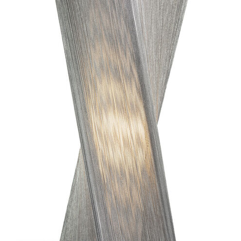 Torque 24 inch 40 watt Satin Nickel and Espresso Table Lamp Portable Light