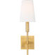 TOB by Thomas O'Brien Beckham Classic 1 Light 5 inch Burnished Brass Wall Sconce Wall Light