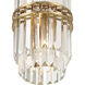 Hayes 4 Light 8 inch Aged Brass Mini Pendant Ceiling Light