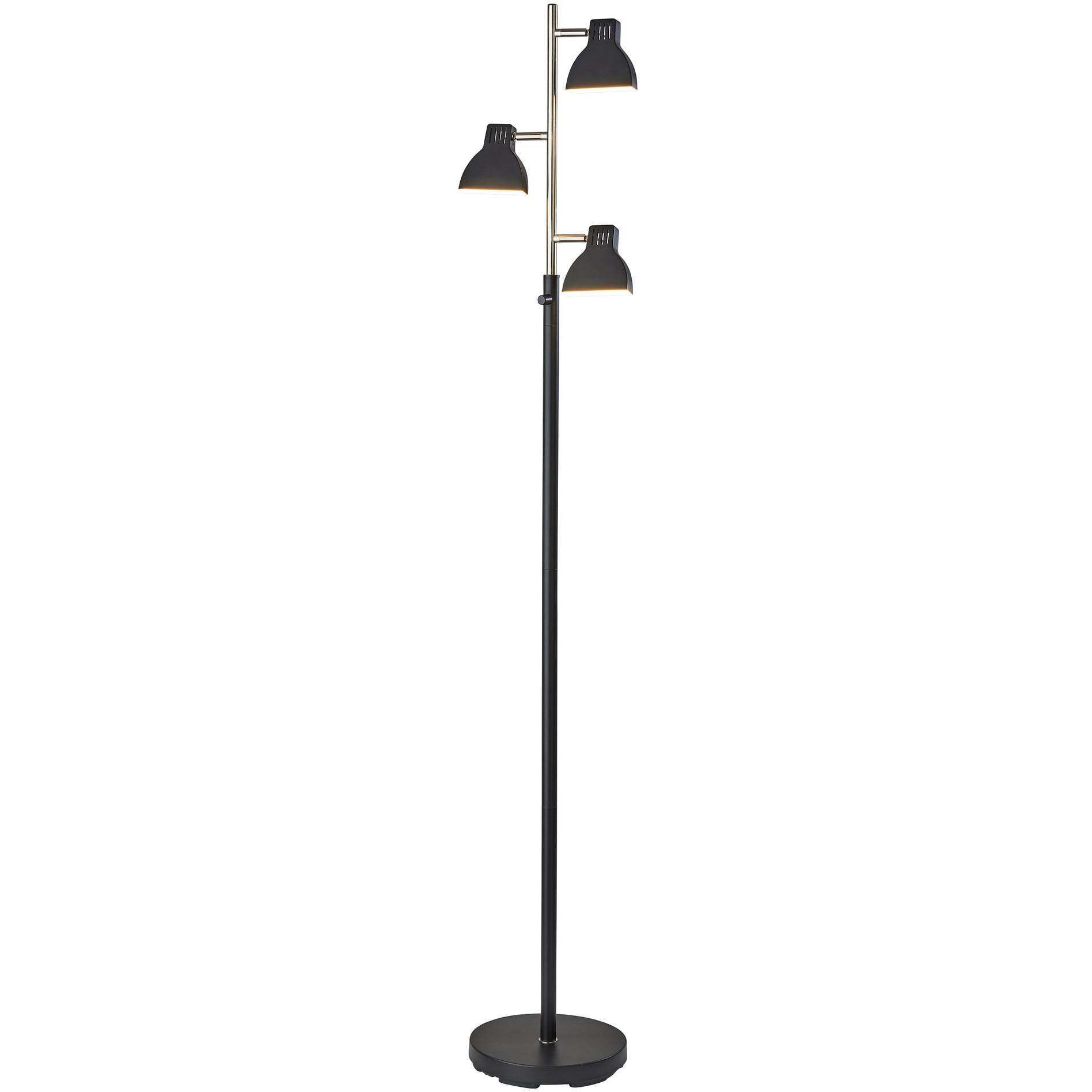 Slender 65 inch 4.00 watt Black Tree Floor Lamp Portable Light, Simplee Adesso