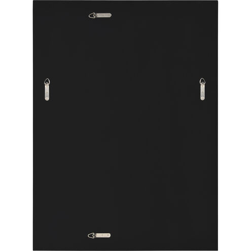 Raizel 40 X 30 inch Matte Black Wall Mirror