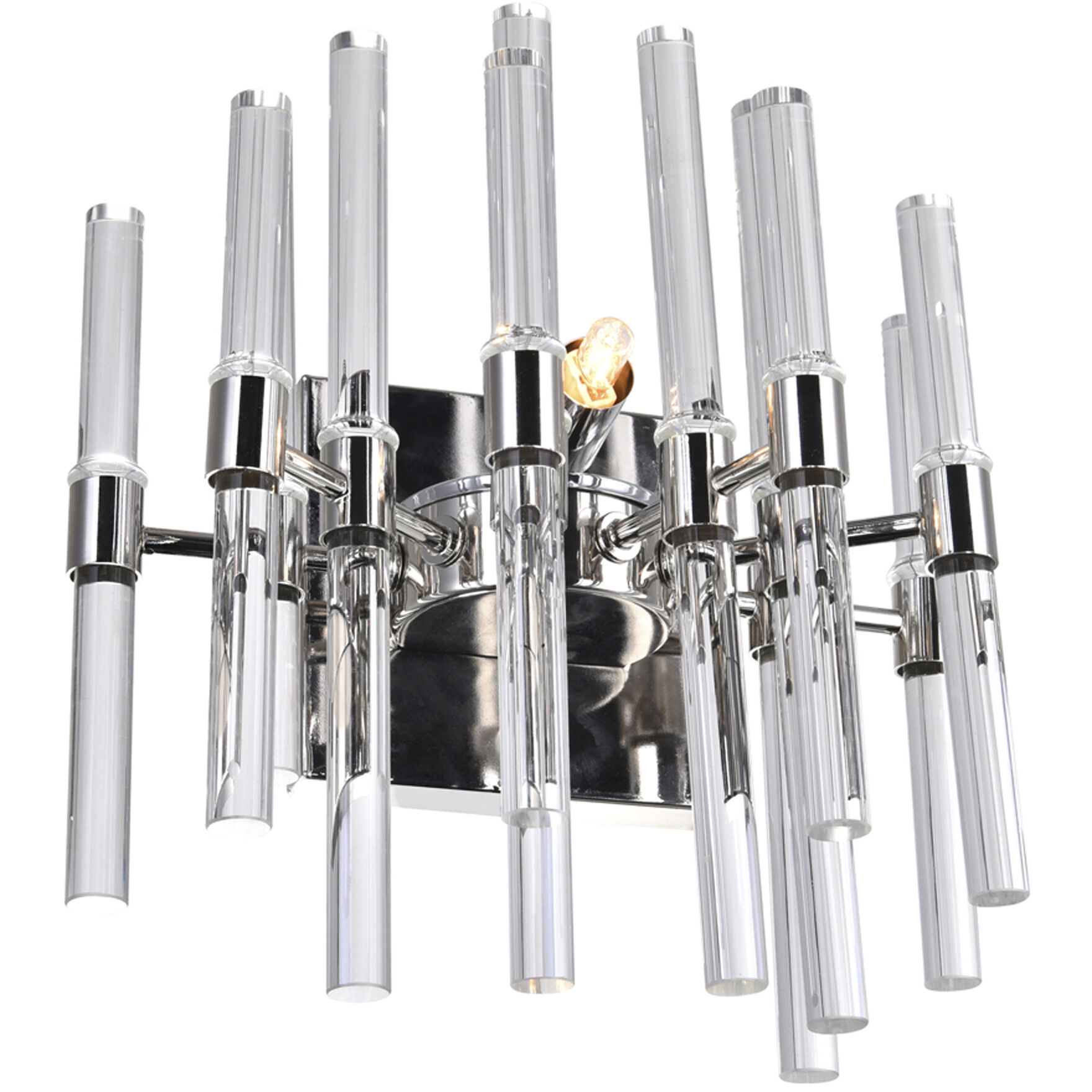 Miroir 1 Light 10 inch Polished Nickel Wall Light