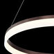 Minuta LED 48 inch Sand White Chandelier Ceiling Light