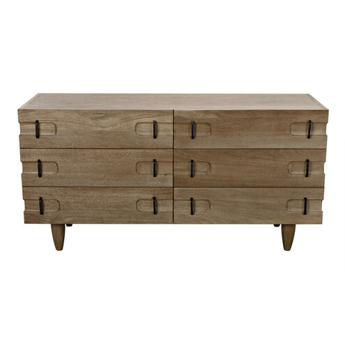 David 64 X 23 inch Washed Walnut Sideboard