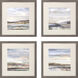 Tirwedd Blue and Beige and Gray and Multi Framed Art