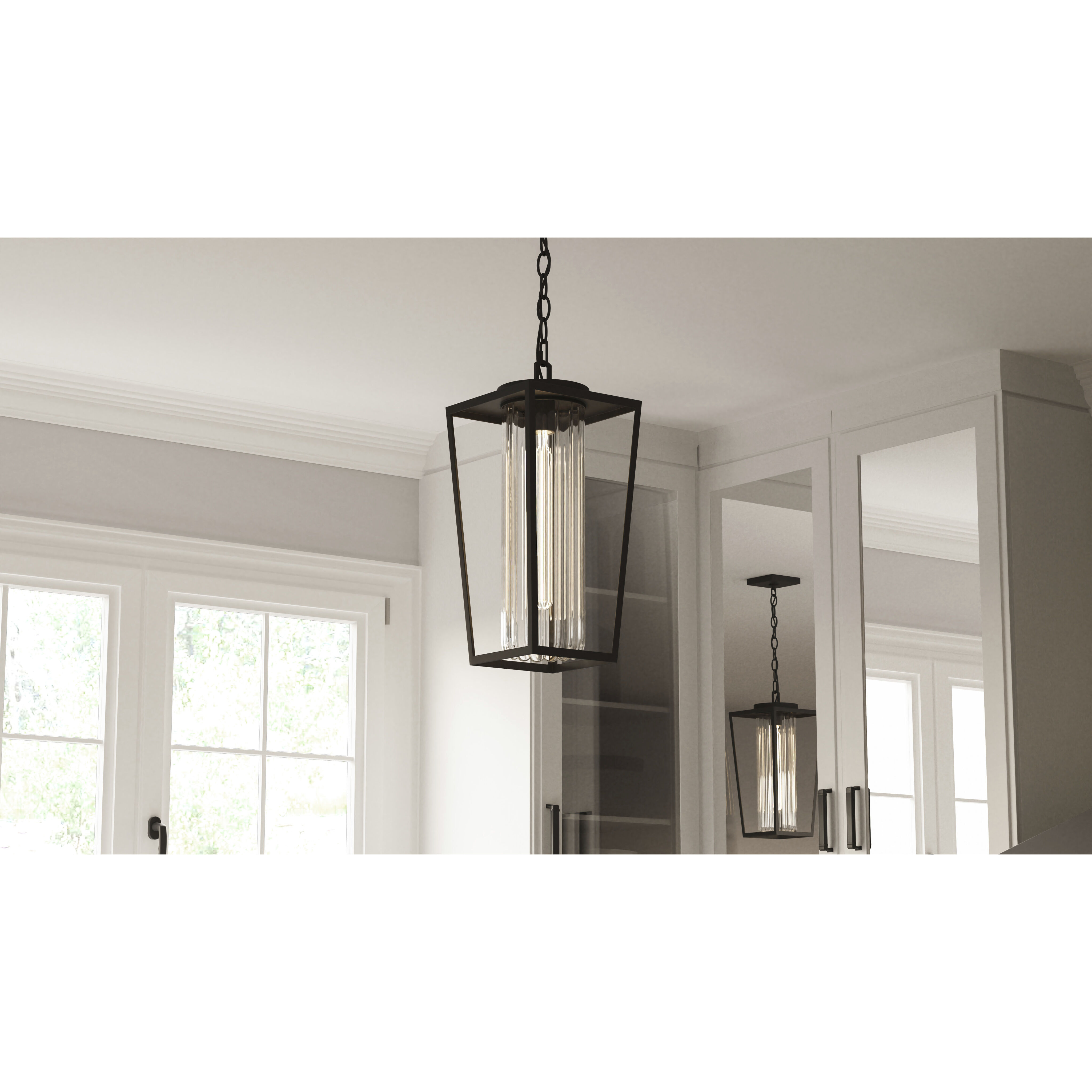 Jett 1 Light 8.5 inch Matte Black Mini Pendant Ceiling Light, Small