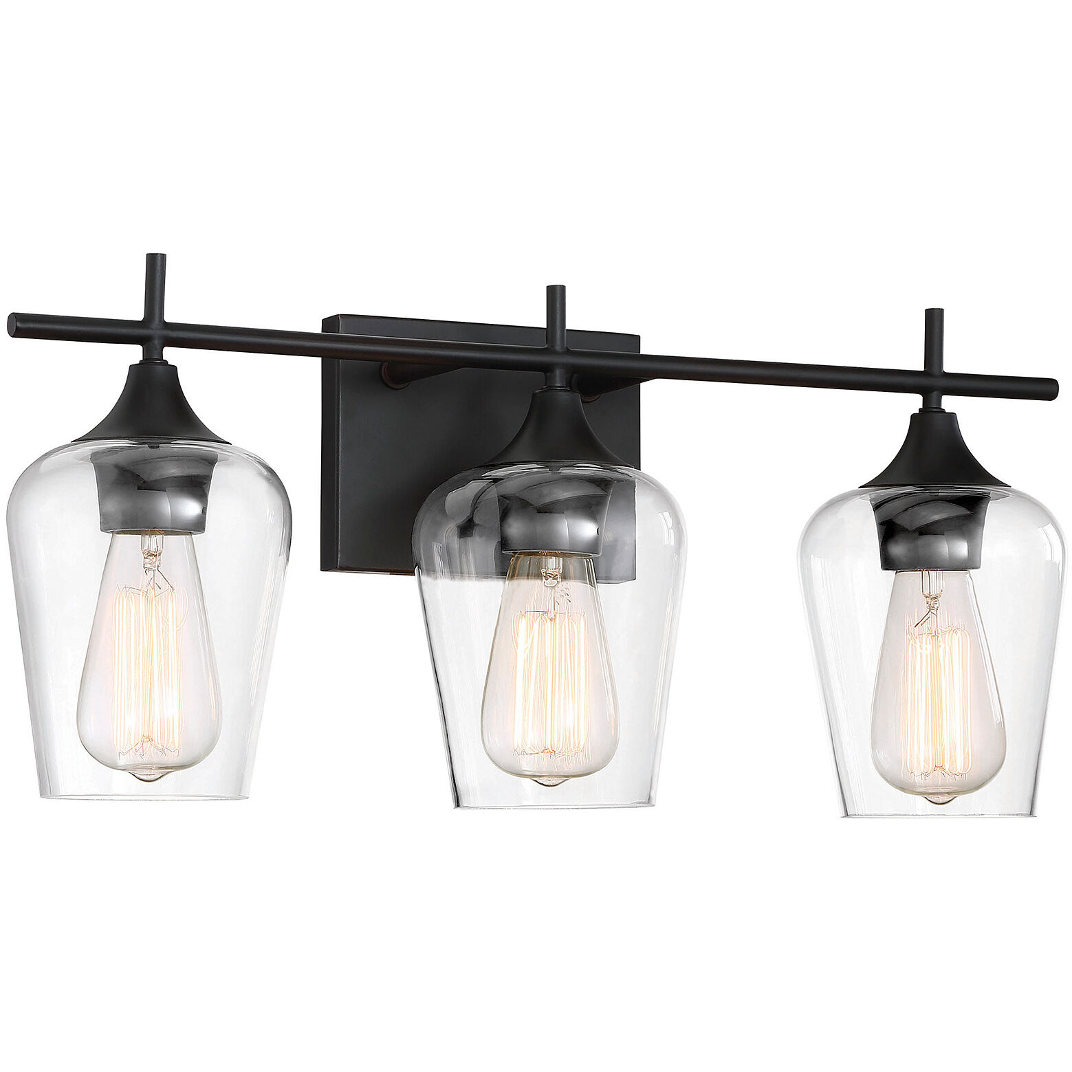 Octave 3 Light 21 inch English Bronze Bathroom Vanity Light Wall Light, Essentials