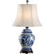 Frederick Cooper 27 inch 100.00 watt Hand Painted/Espresso Table Lamp Portable Light