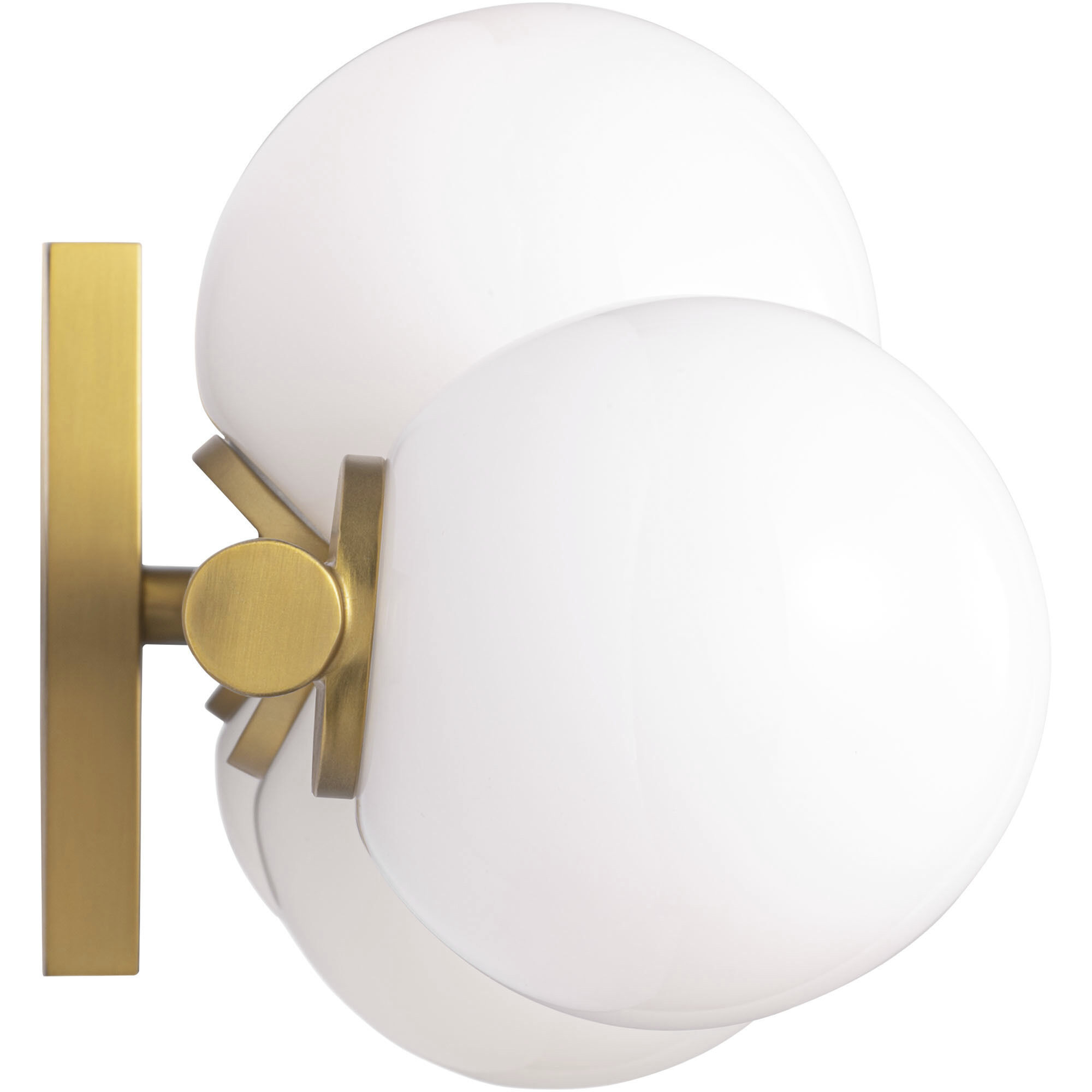 Sean Lavin Altair Bath Vanity Wall Light in Burnished Brass